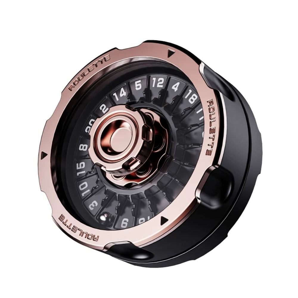 Exquisite Zinc Alloy Roulette Fidget Spinner Stress Relief Toy Random Number