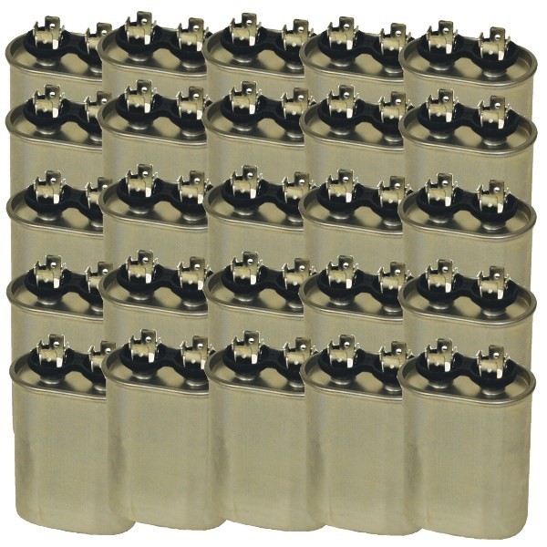 USA 15 uf MFD 370 VAC Oval CBB65 Run Capacitor 50/60 Hz AC Electric-Lot-25