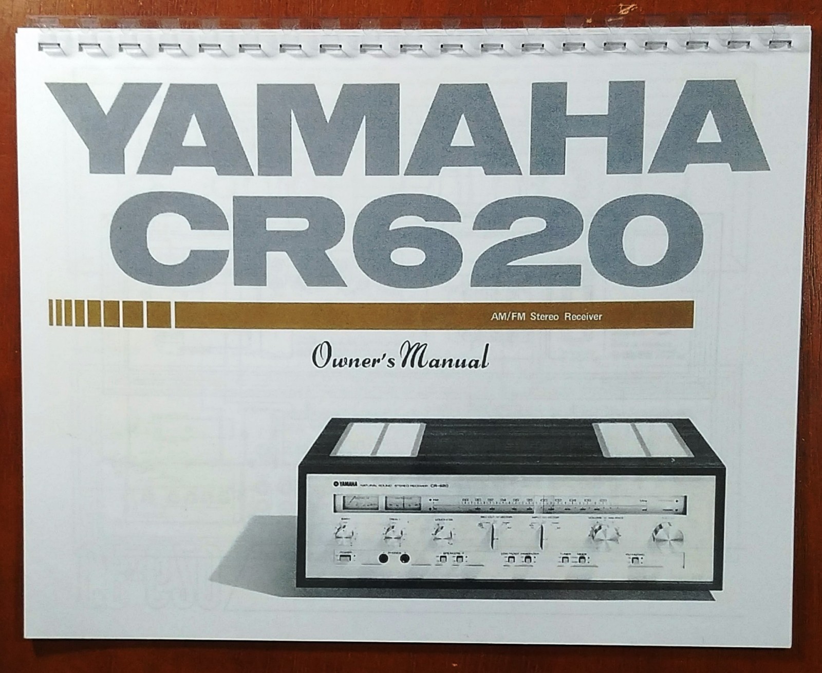 Yamaha CR-620 Stereo Receiver Owners Manual
