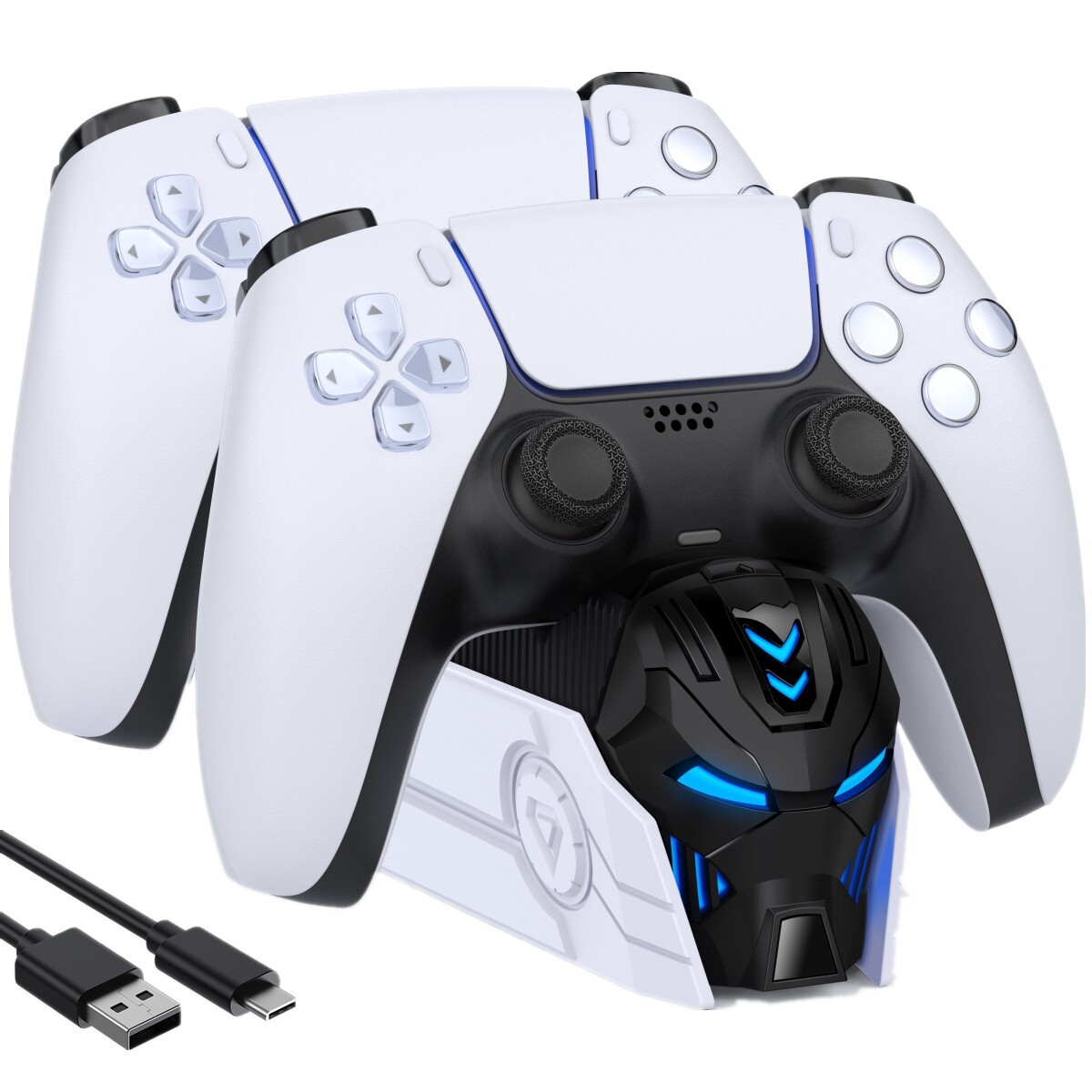 PS5 Controller Charger ,Dual Fast Charging Station for PlayStation5 DualSense US