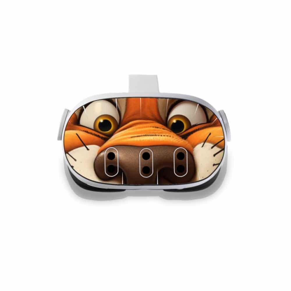 Tiger Eyes Skin Decal Compatible with Meta Quest 3 Headset Protective Decal