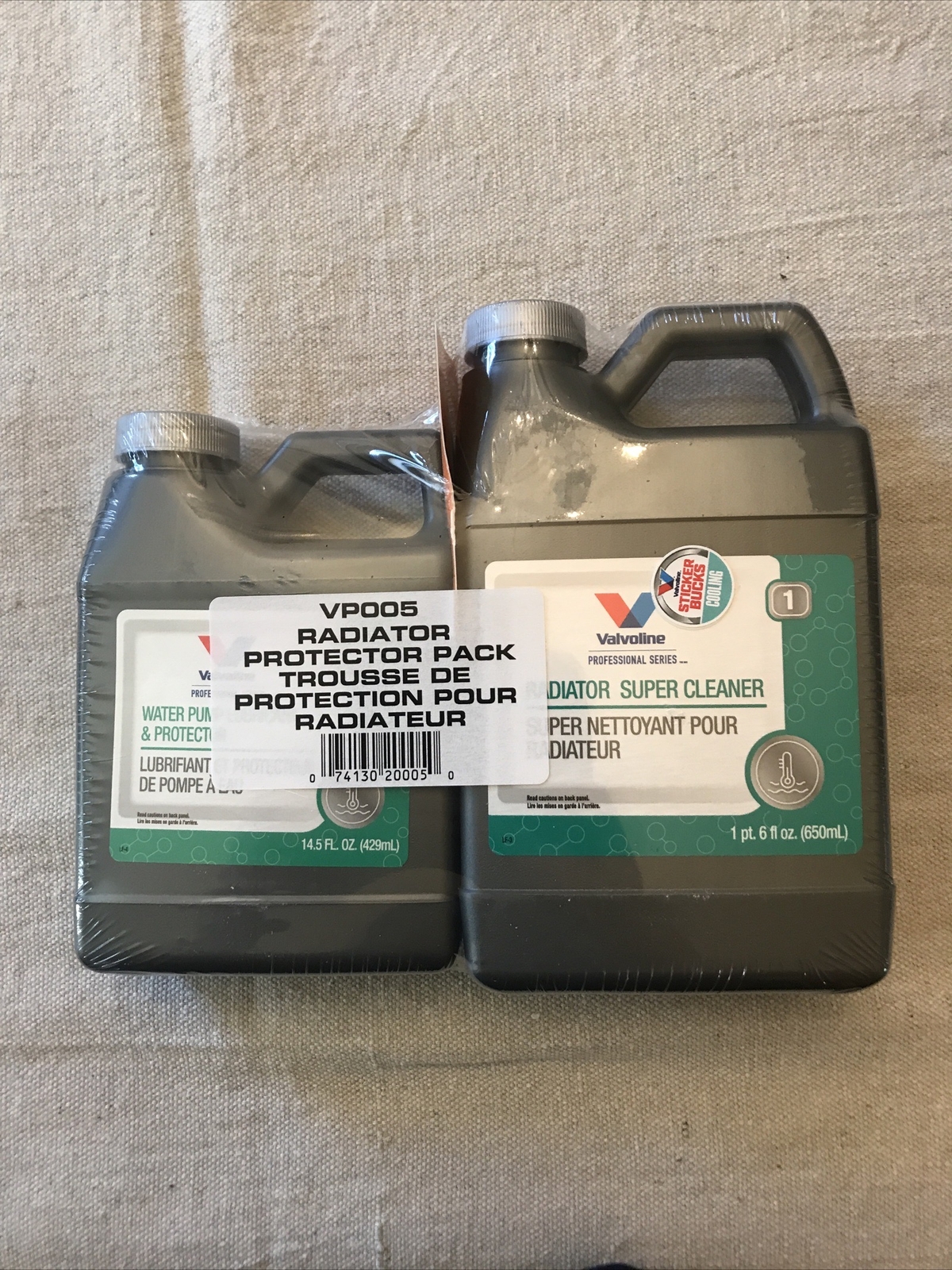 Professional Valvoline VP005 2 Part Radiator water pump Flush Sealer/Protector