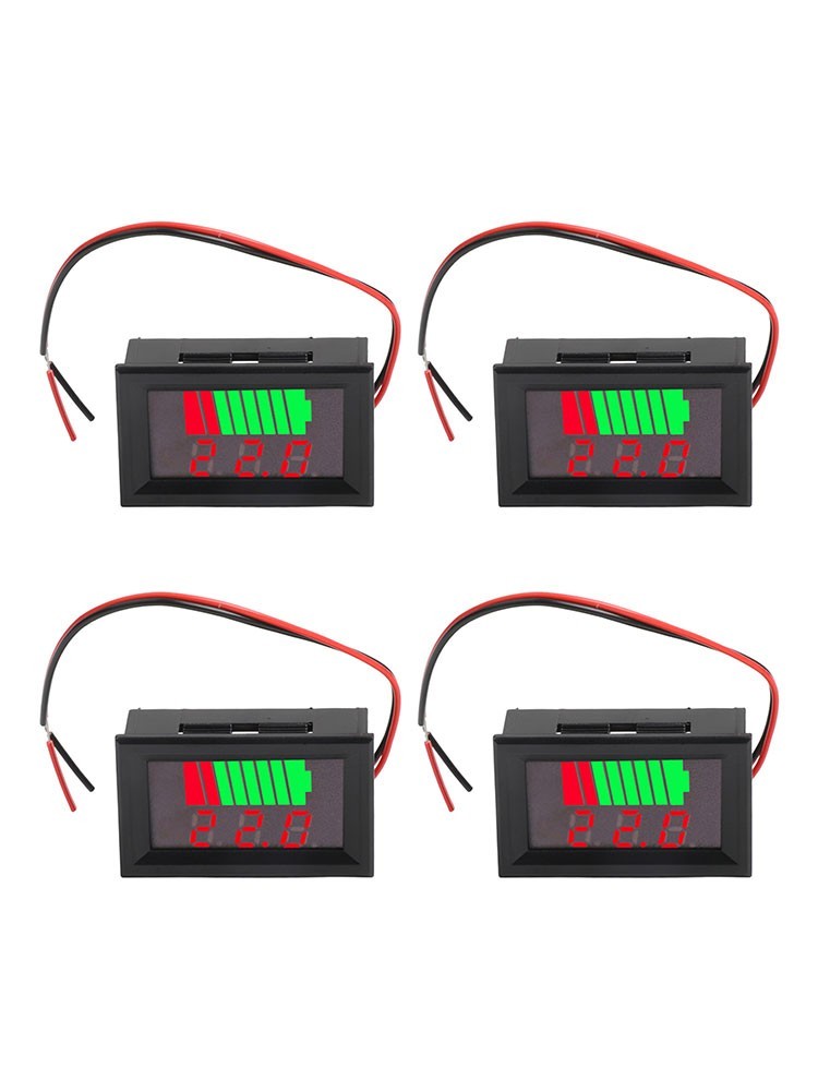 Accurate 12V to 72V Battery Meter with Automatic Identification Feature