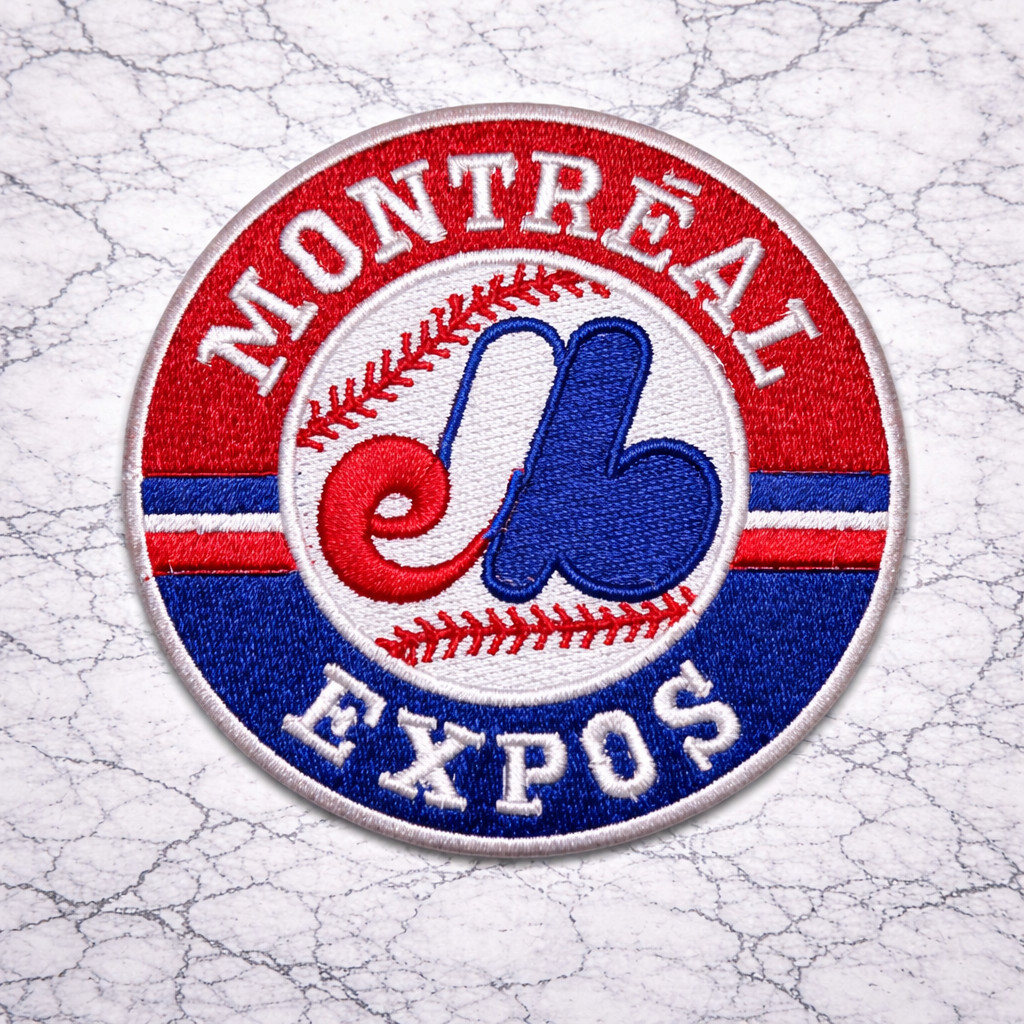MONTREAL EXPOS MLB Embroidered Iron/Sew On Patch 3" ROUND SHIPPED FROM USA