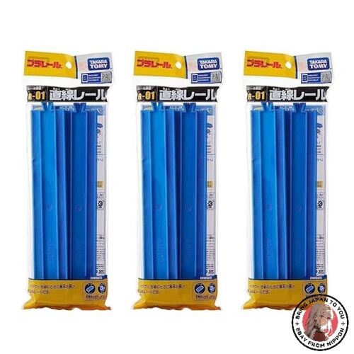 NEW Plarail Straight Rail 1 bag 3 pieces R-01 x 3 bags set Total 12 pieces