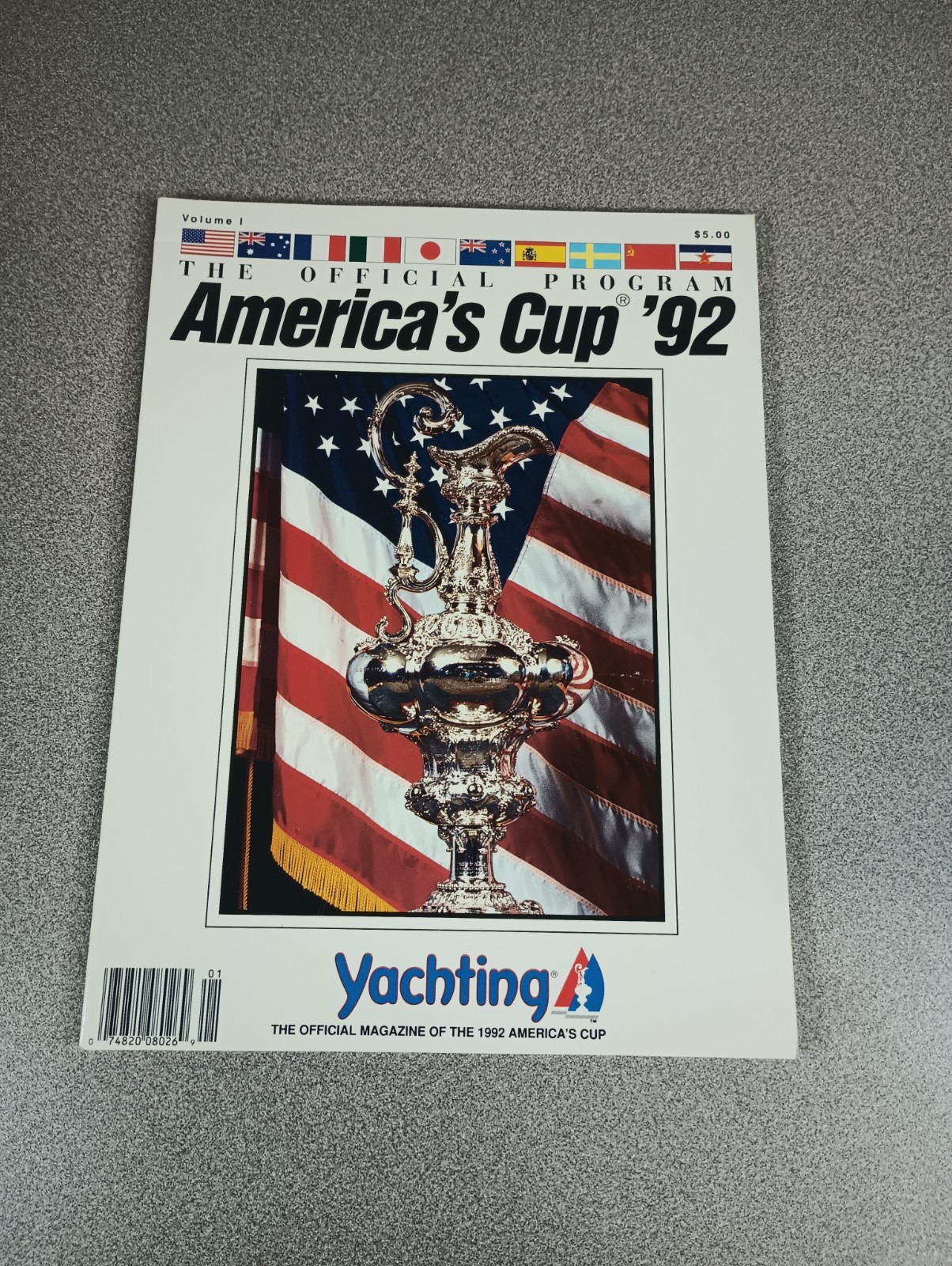 1992 Yaching America's Cup Official Program Magazine