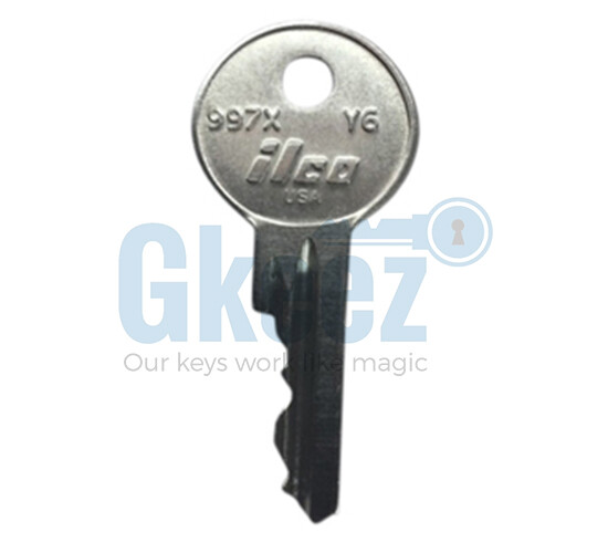 File Cabinet Replacement Keys Series AH01 - AH250 PUSH-IN STYLE LOCK