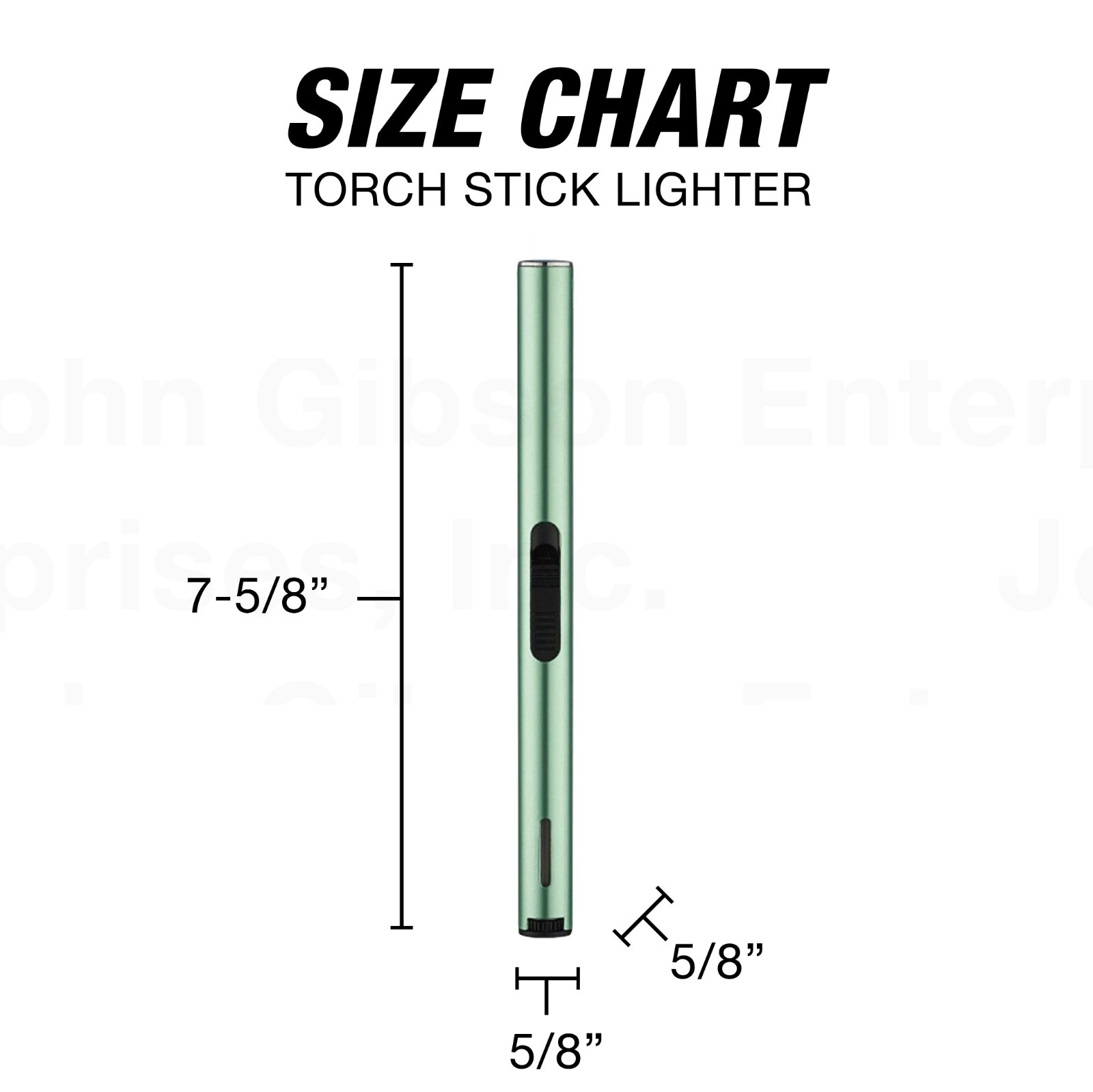 G.E.I. Torch Stick Utility Lighter 2pcs, Blue Torch Flame, Small Gifts