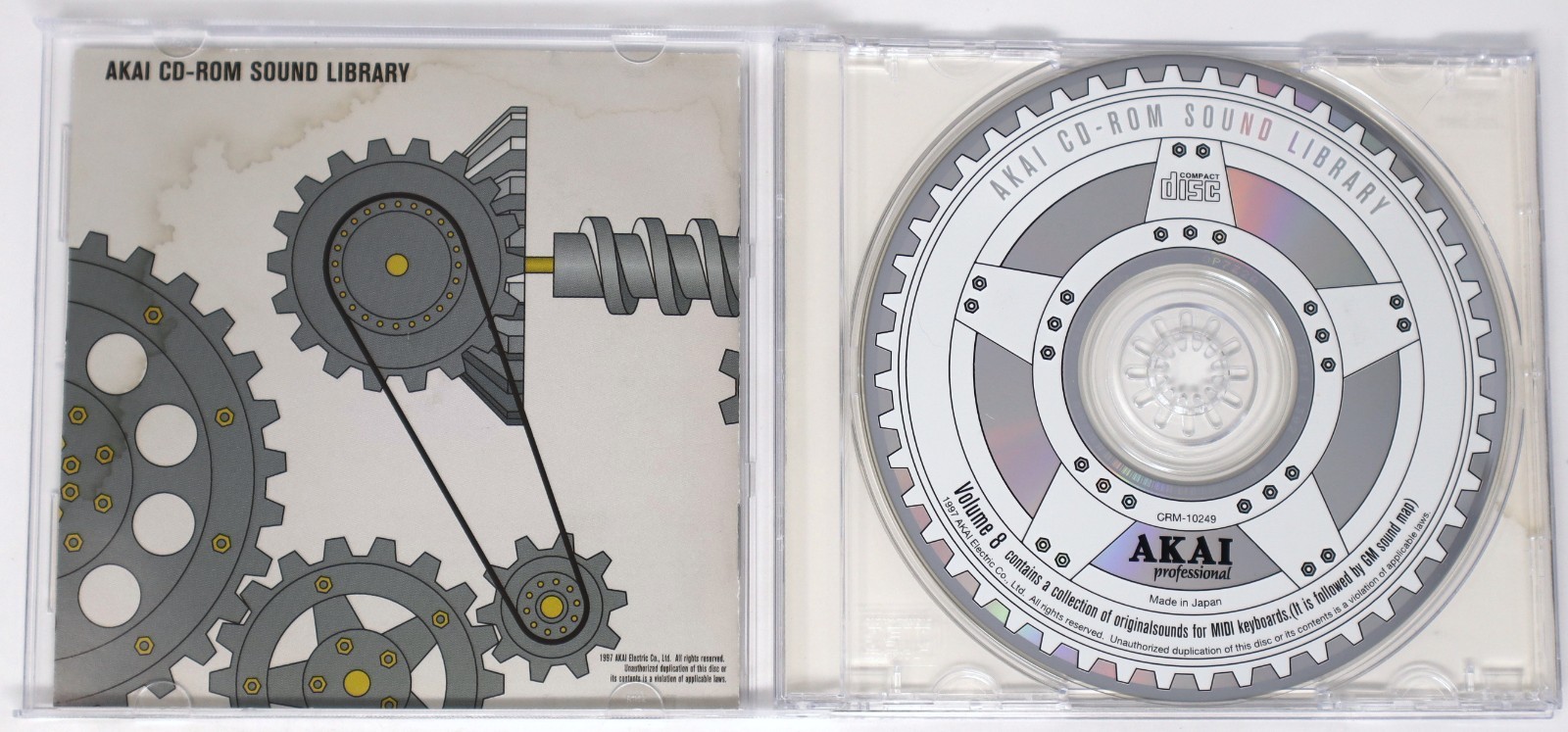 Akai Professional Sound Library Volume 8 Akai Format Sample Library Sampling CD