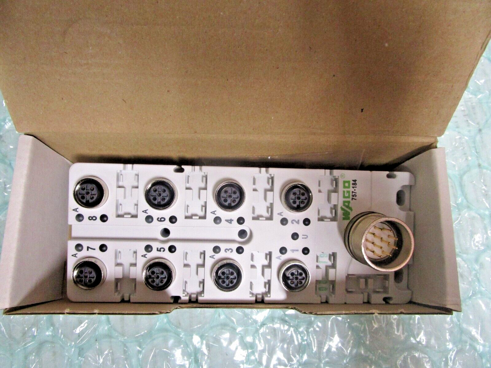 WAGO 757-184 / 757184 M12 Sensor/Actuator Box (NEW)