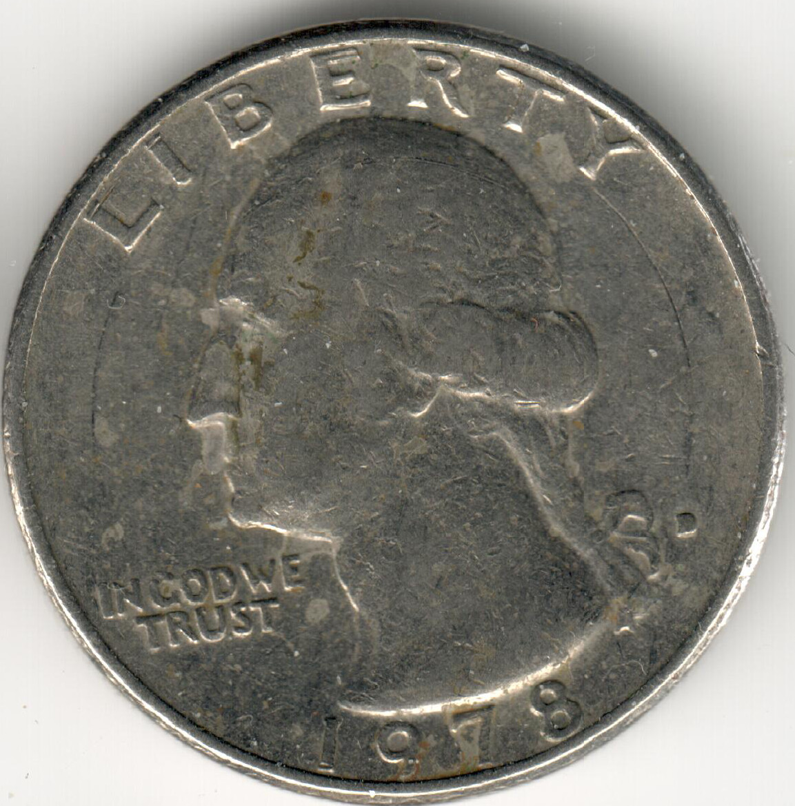 USA - 1978D - Heraldic Eagle Washington ¼ $