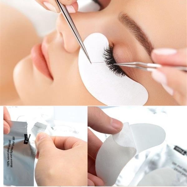 X50 100 Pairs Under Eye Gel Pad Patch Lint Free Eyelash Extension Tape Eyelashes