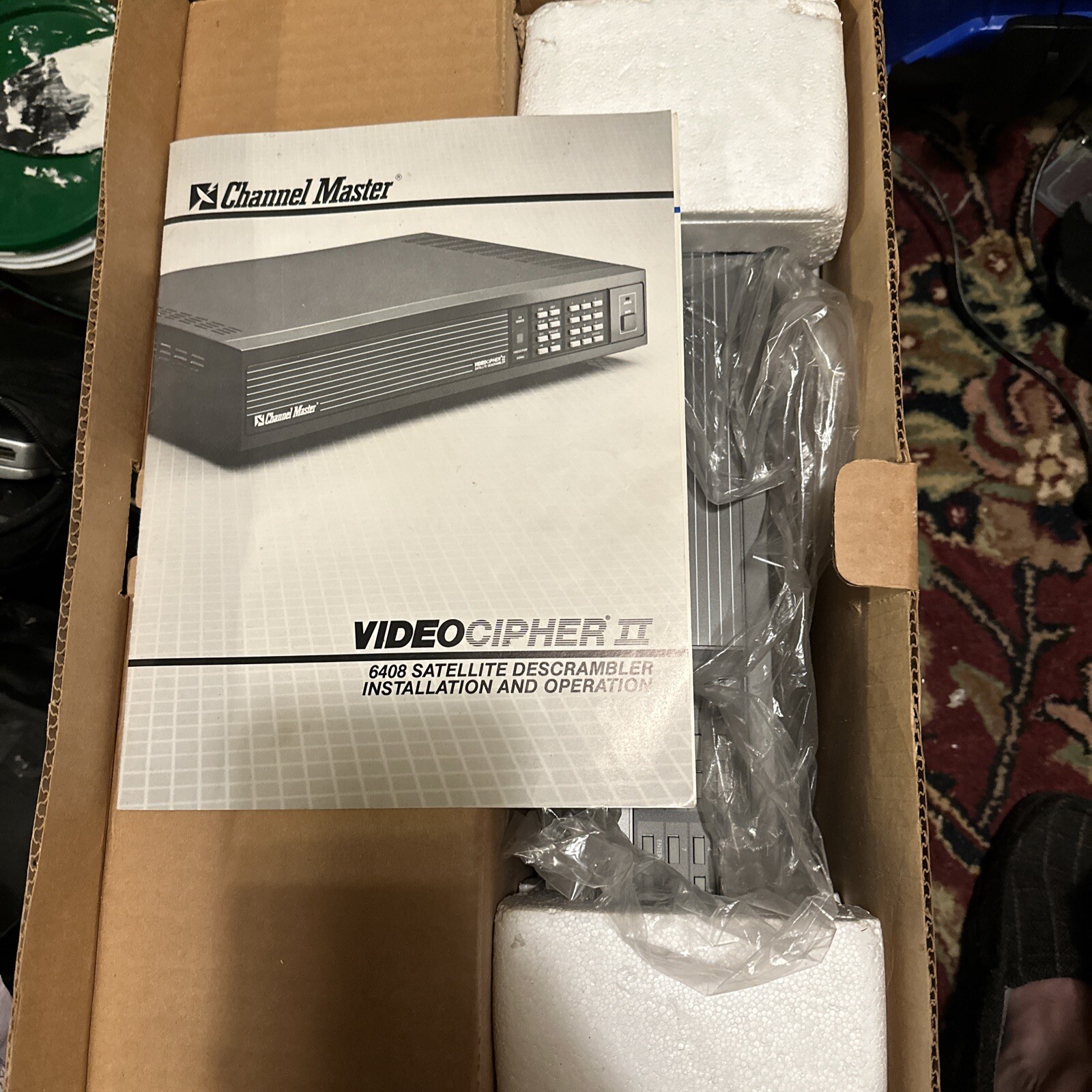 Channel Master VideoCipher II 6408 Commercial Satellite Descrambler