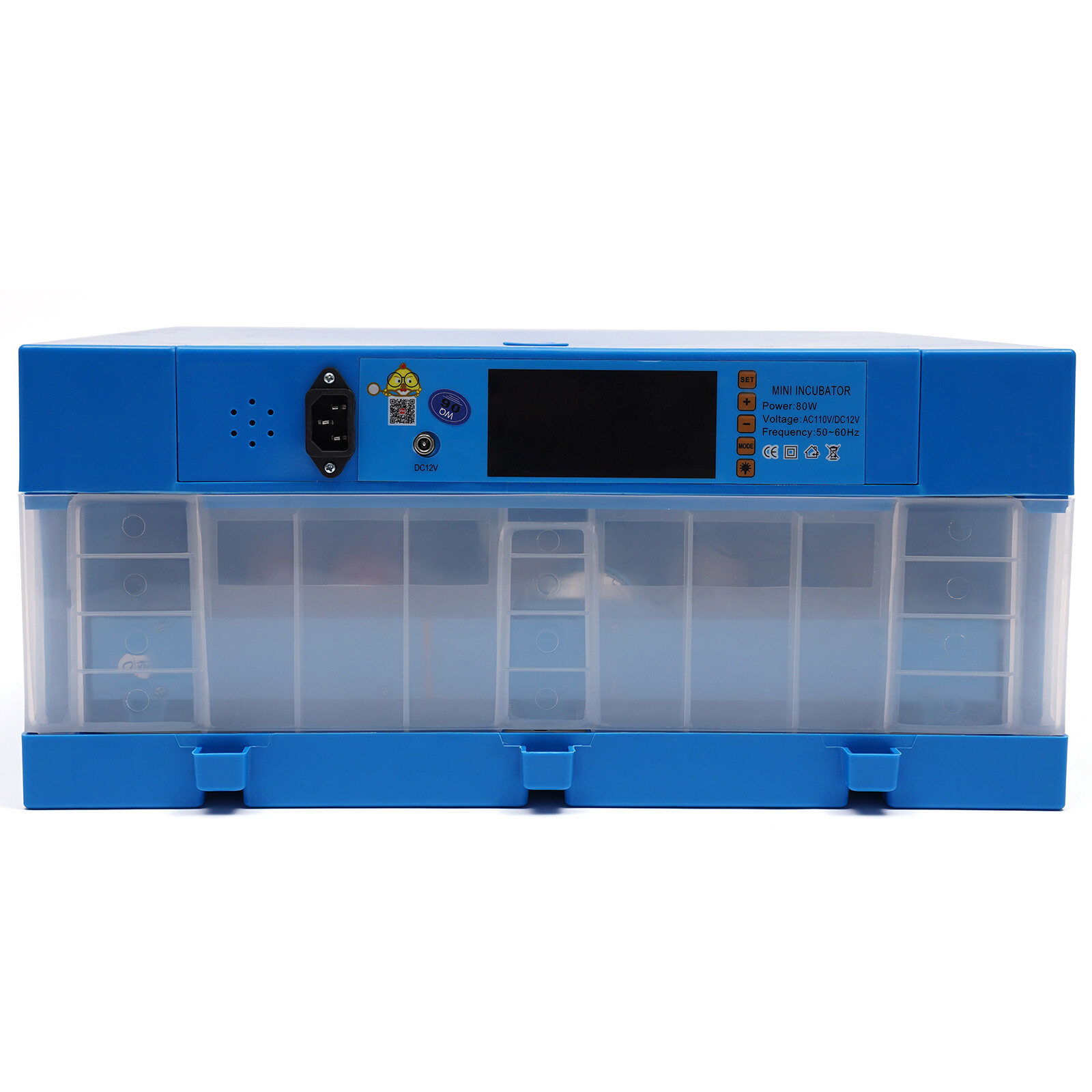 48 Eggs Incubator Hatching Digital Automatic Hatcher For Chicken Birds Hatching