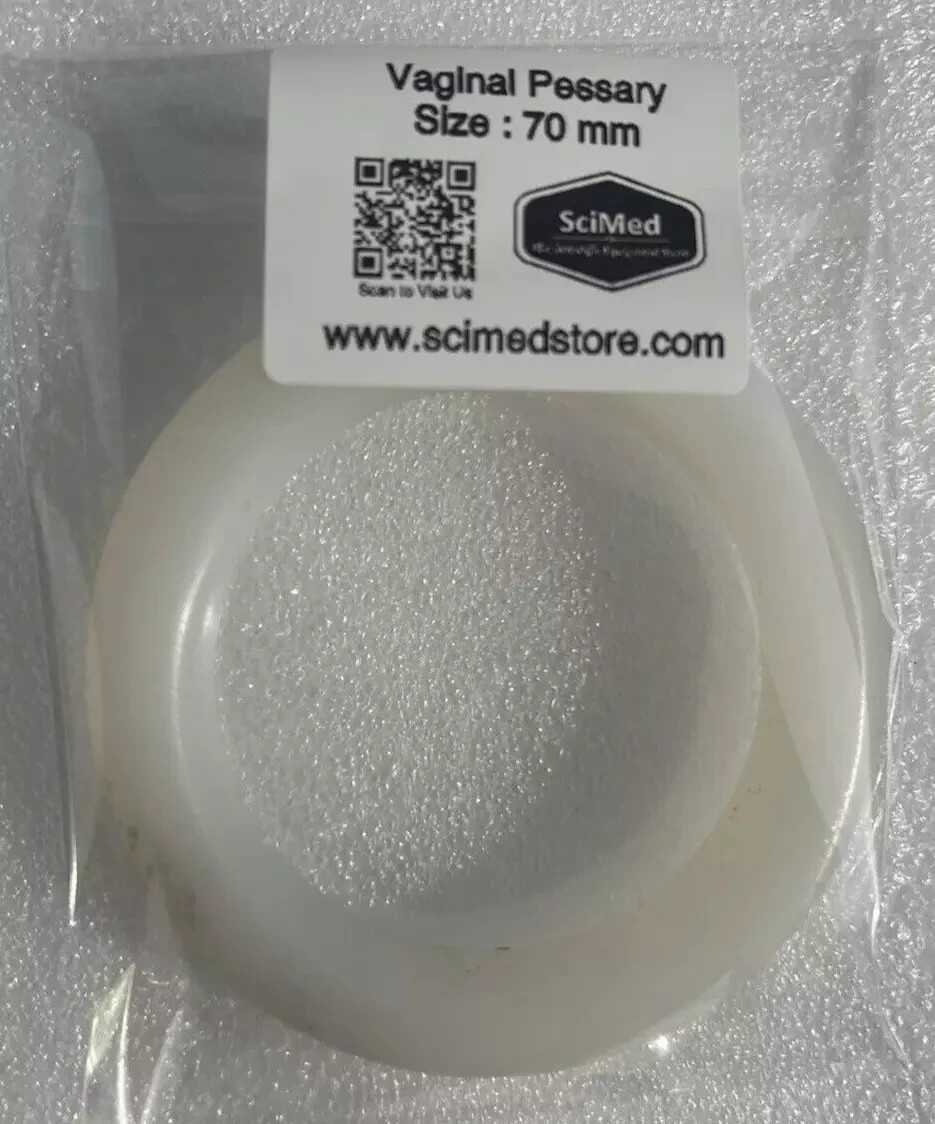 Silicone Vaginal Pessary Ring Size 2 2.25 inch Pelvic Organ Prolapse Reusable
