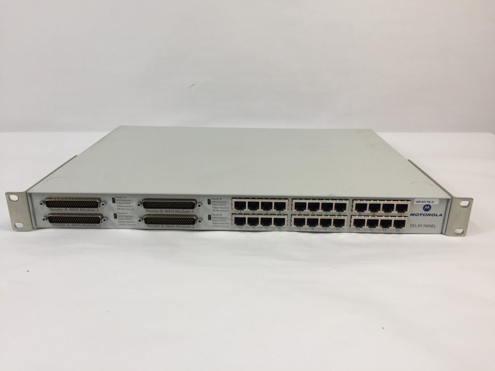 Motorola Relay Panel CLN1772E, RJ45, WS