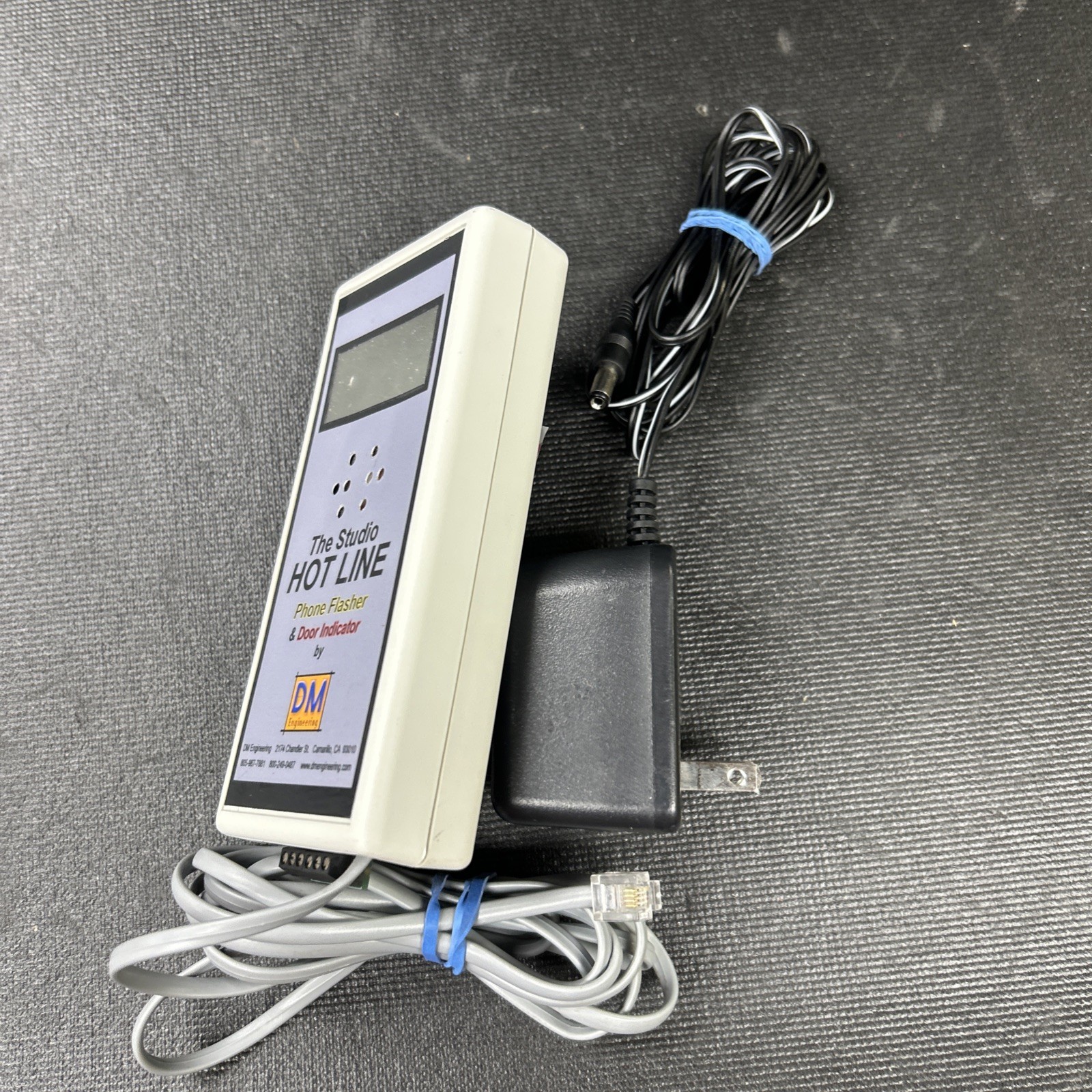 The Studio Hotline Phone Flasher and Door Indicator. DM Engineering
