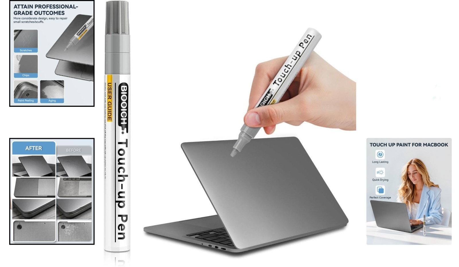 Space Gray Touch Up Paint Pen for MacBook Pro/Air