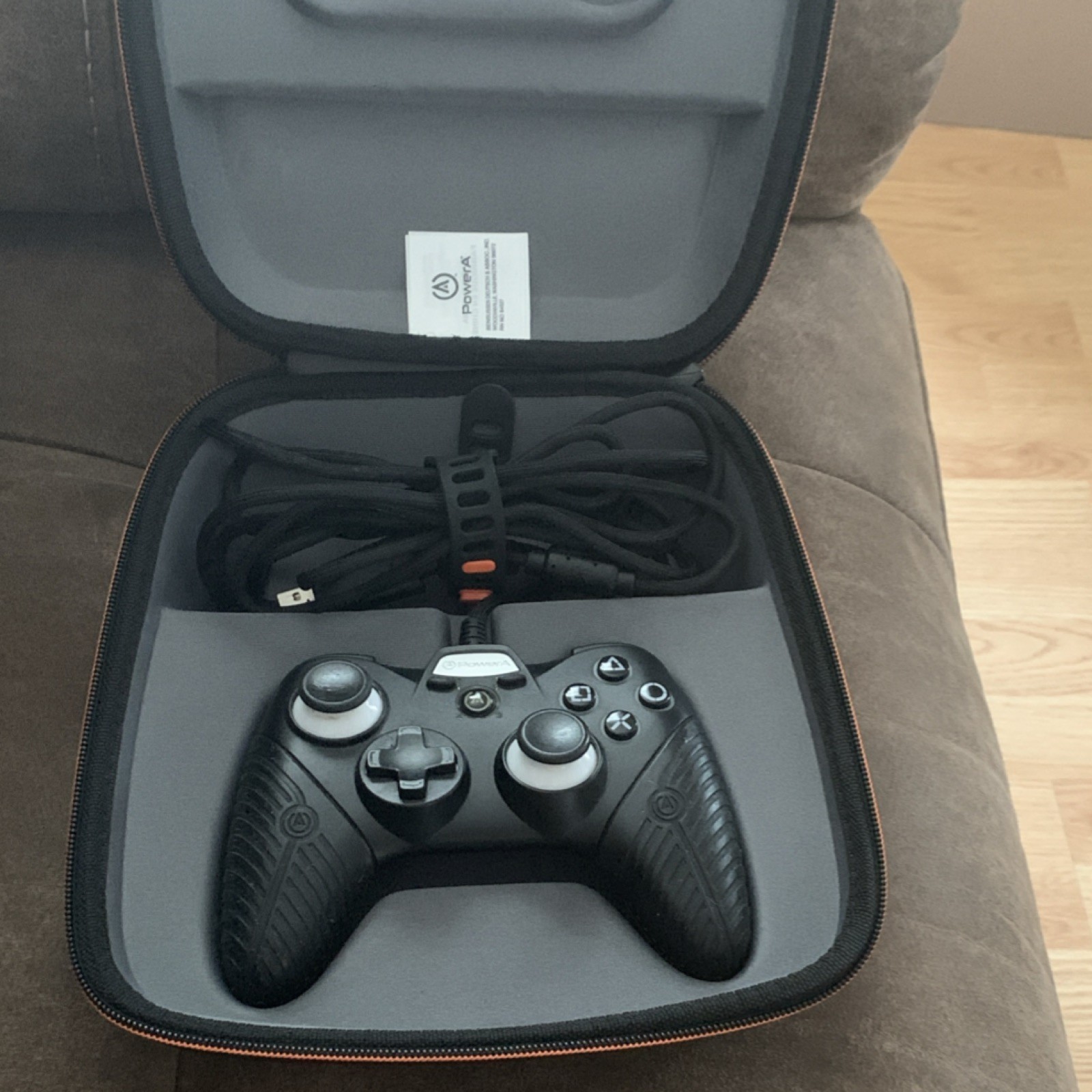PowerA Wired Video Game Controller Bundle with Carrying Case and Cable Included
