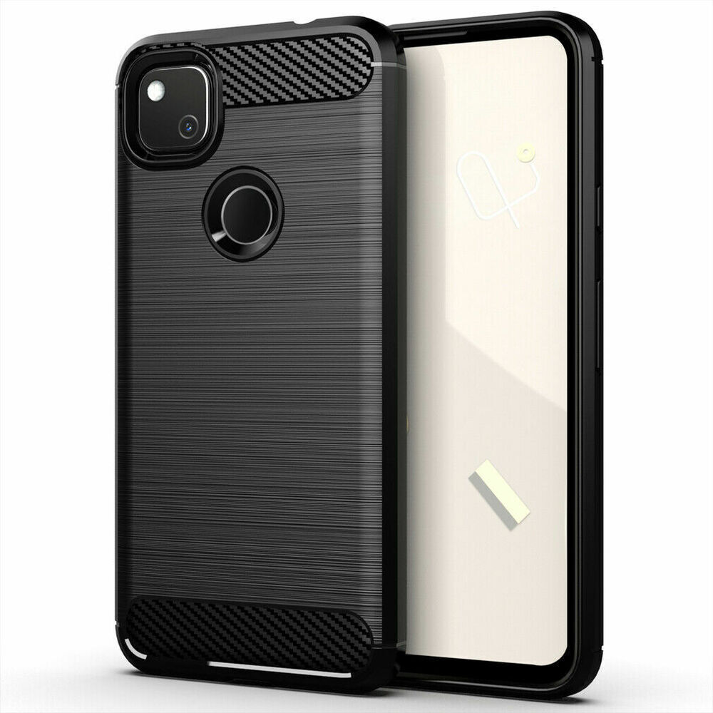Shockproof Slim Fiber Carbon Soft Hot Case Cover For Google Pixel 4/3A XL 3A