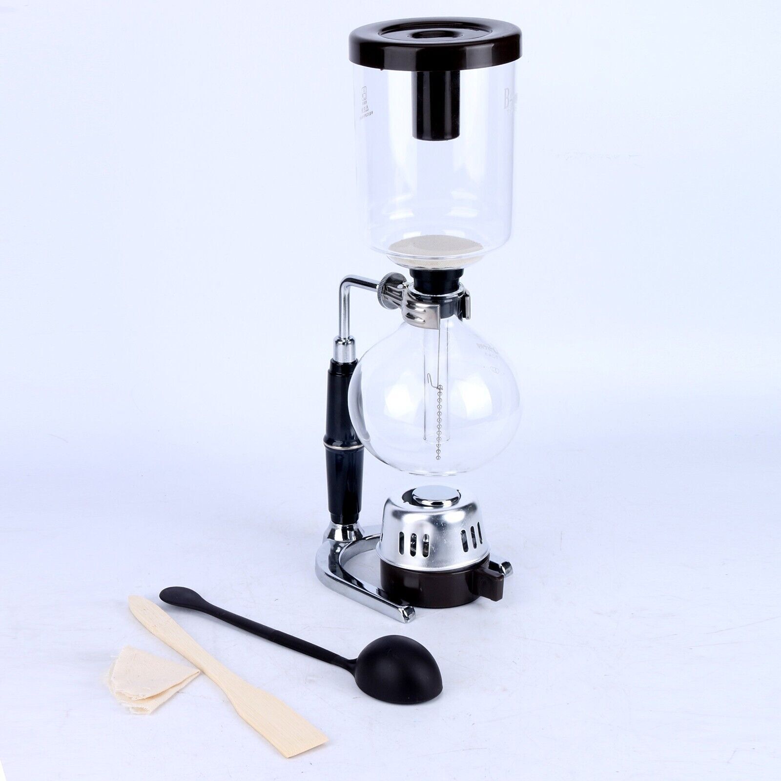 5-Cup Coffee Syphon Tabletop Siphon Gravity Coffee Maker Glass Siphon Vacuum