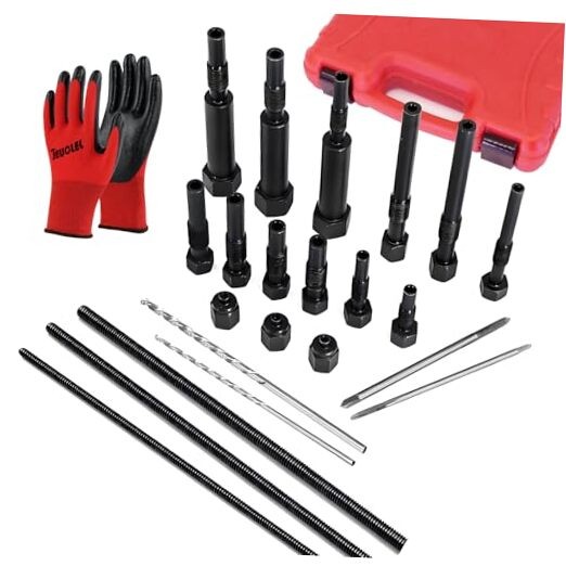 22PCS Universal Glow Plug Removal Tool Kit, Glow Plug Electrodes Removal Tool