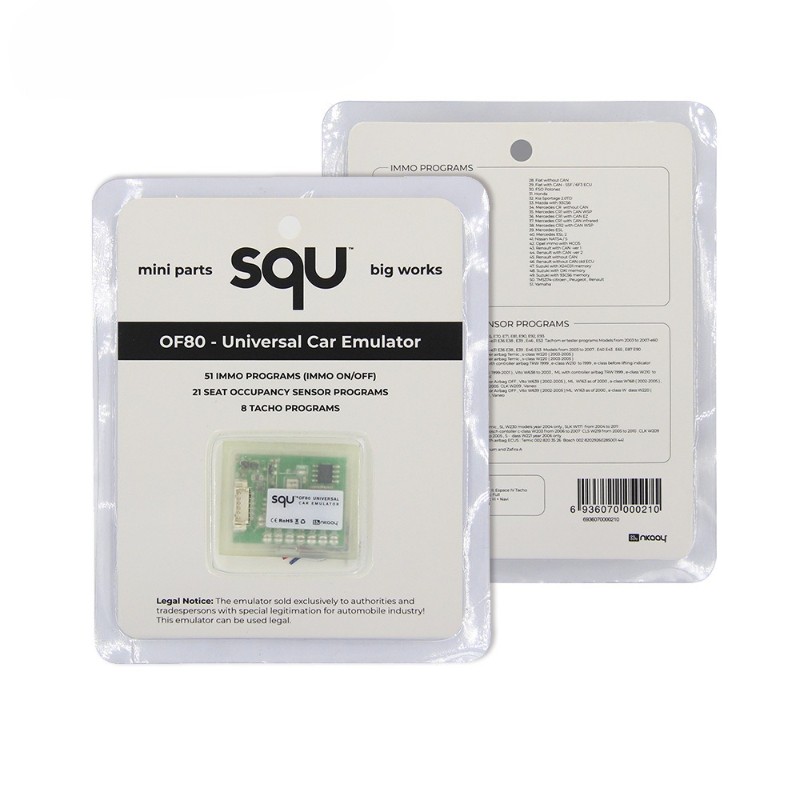 SQU OF80 Replacement for OF68 Upgrade Version Support 51 Immo 21 Seat 8 Tacho