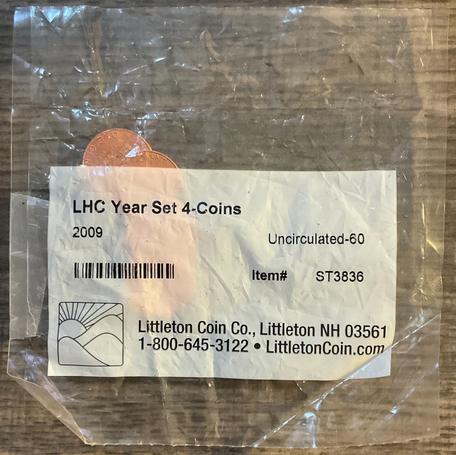 2009 LHC Uncirculated Lincoln Penny Set (4) (3 Sets)