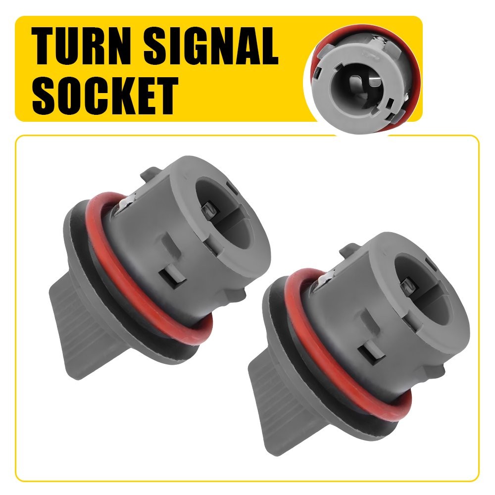 2x For 19-25 Kia Soul 21-23 Hyundai Elantra Front Turn Signal Socket 92166-A9000