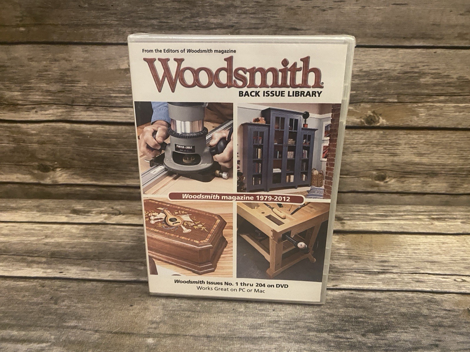 Woodsmith Back Issue Library 1 Thru 204 1979-2012  DVD-Rom PC or Mac New Sealed