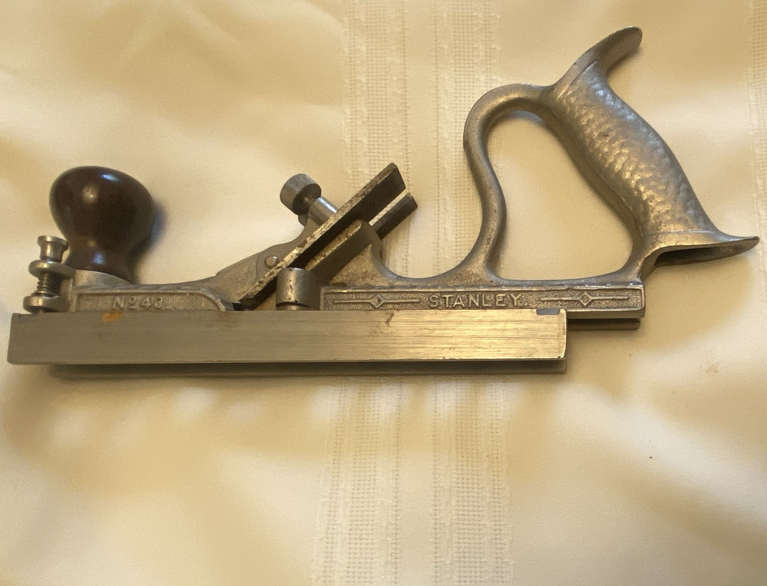 Stanley No. 289 Rabbet Plane 1 1/2in Steel Blade Metal/Wood Hand Plane 10in