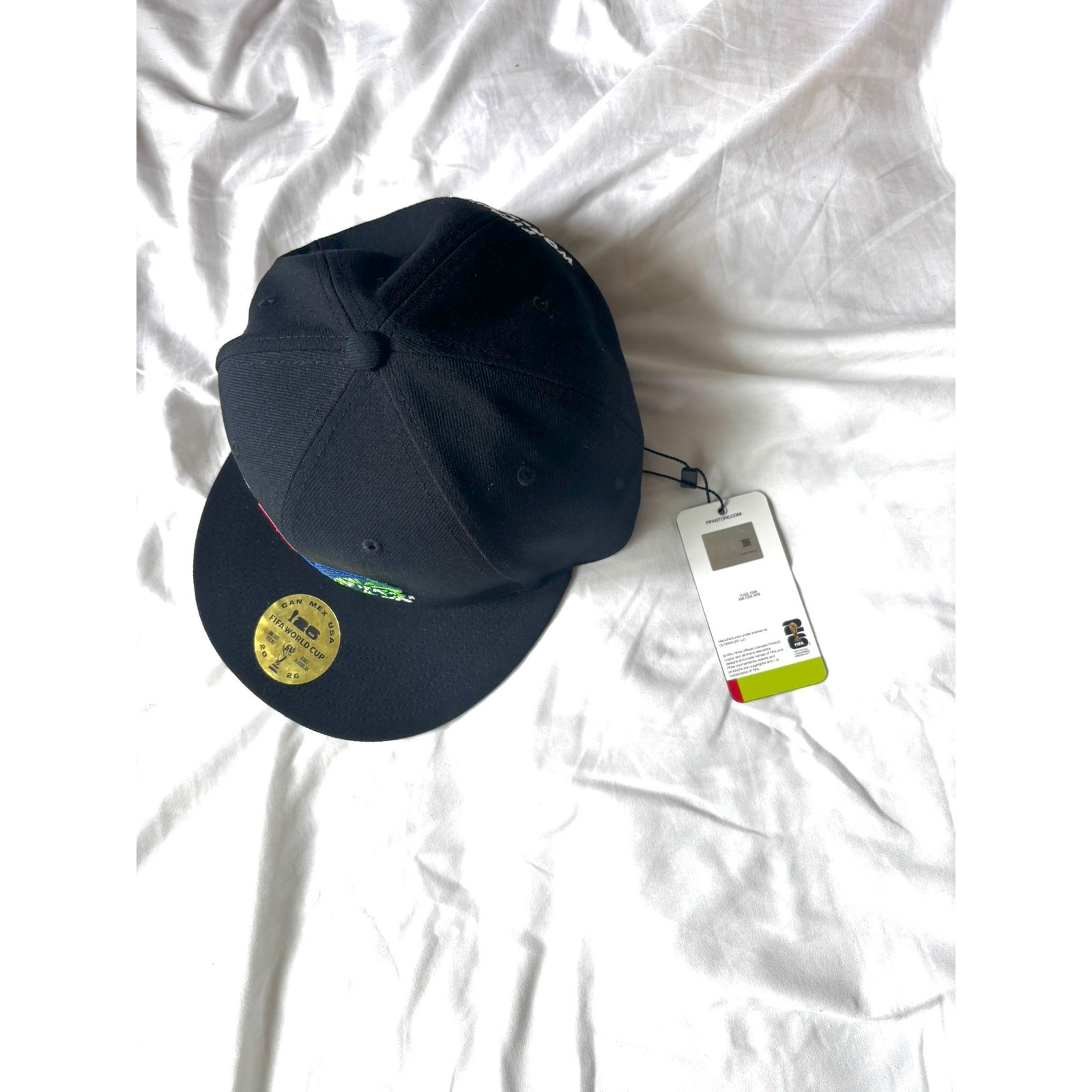 FIFA World Cup 2026 Black CANADA MEXICO USA Snapback Cap Official Licensed Hat