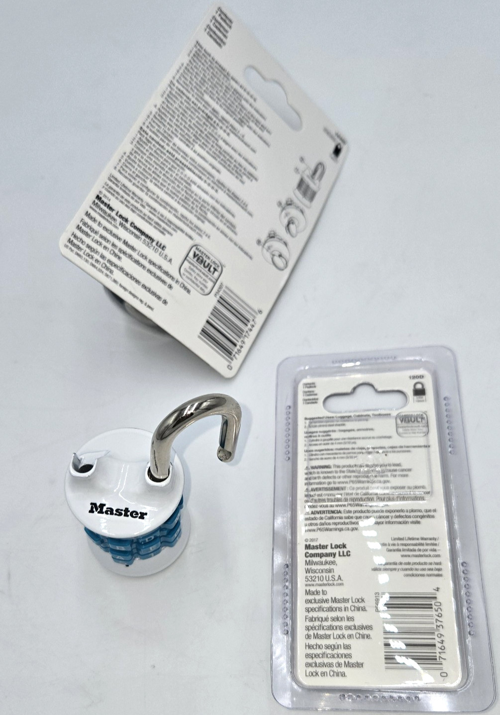 Master Lock Combination Padlock Set Of 3