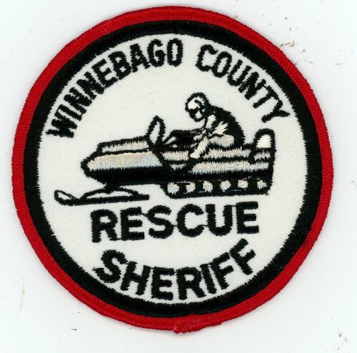 ILLINOIS IL WINNEBAGO COUNTY SHERIFF RESCUE OLD VINTAGE SHOULDER PATCH POLICE