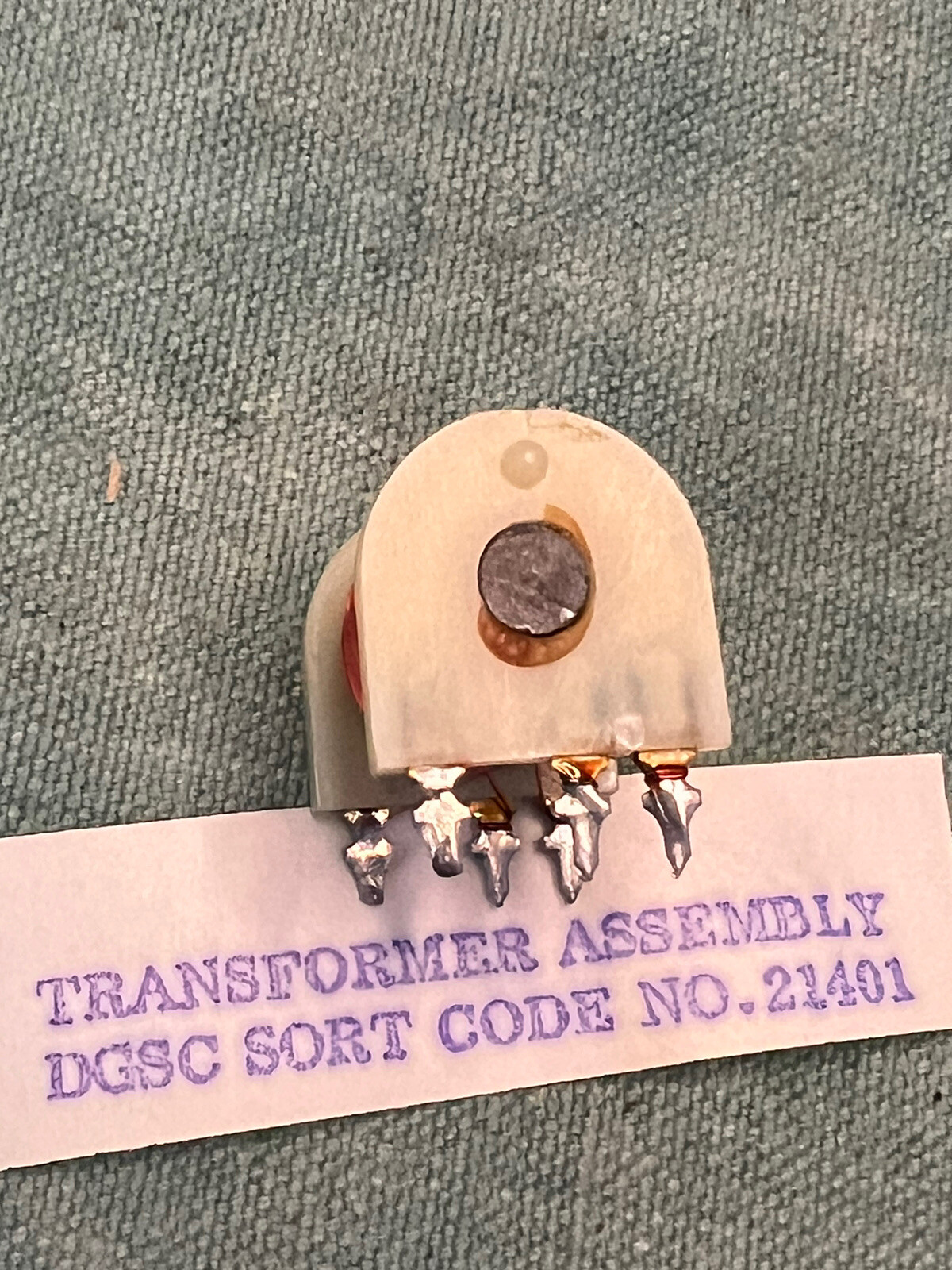 TRANSFORMER ASSEMBLY DGSC SORT CODE NO. 21401
