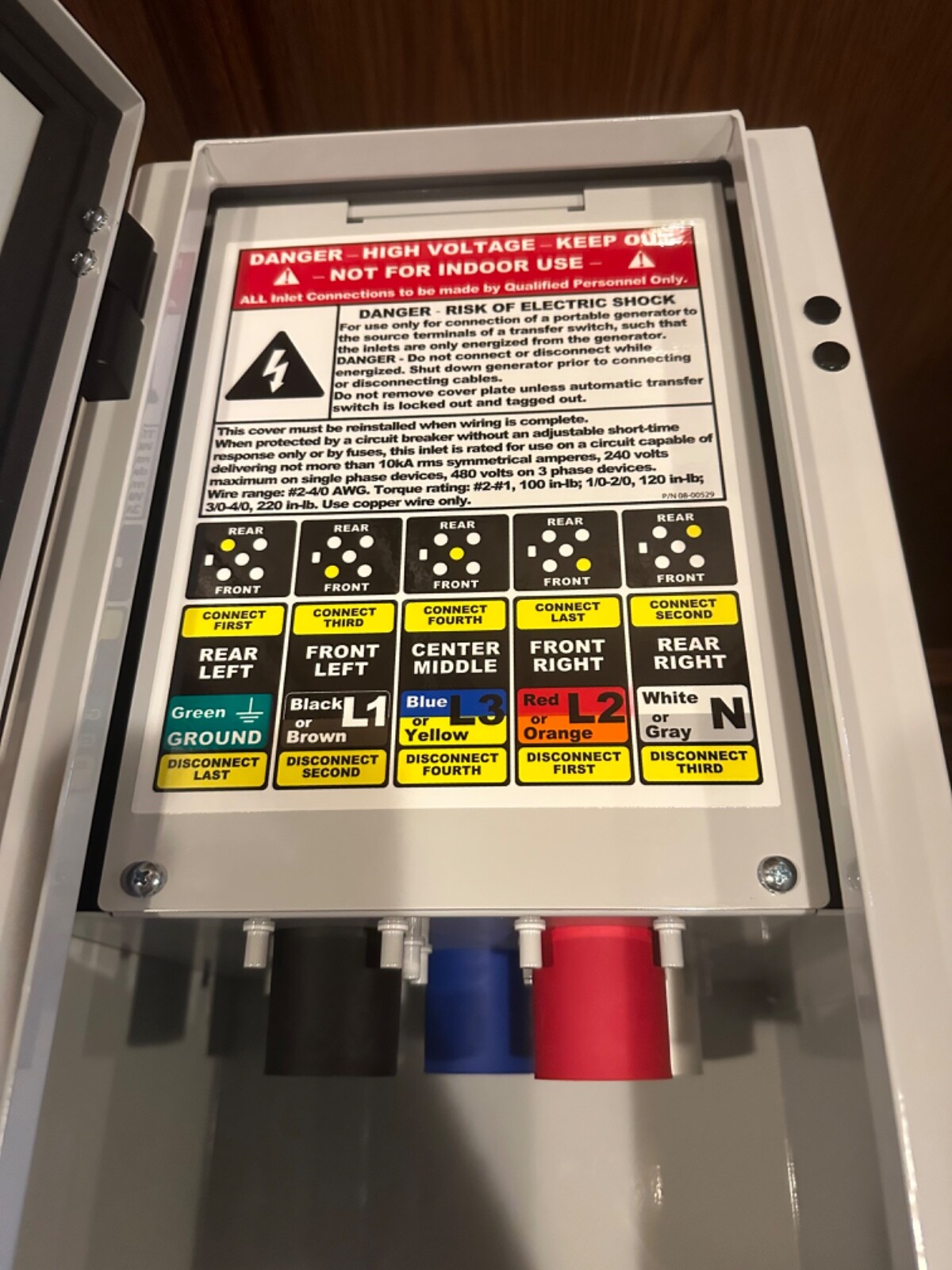 Resale to Uncle Sam! 2X $$$  Intersect 400AMP 3 Phase Cam Lok Box for Generators
