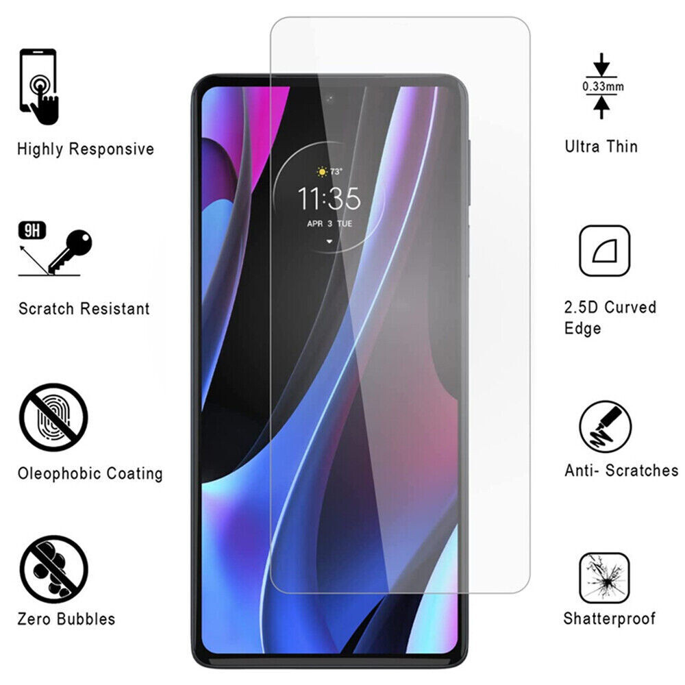 2x Tempered Glass Screen Protector for Motorola Edge+ 2022/ Edge+ 5G UW