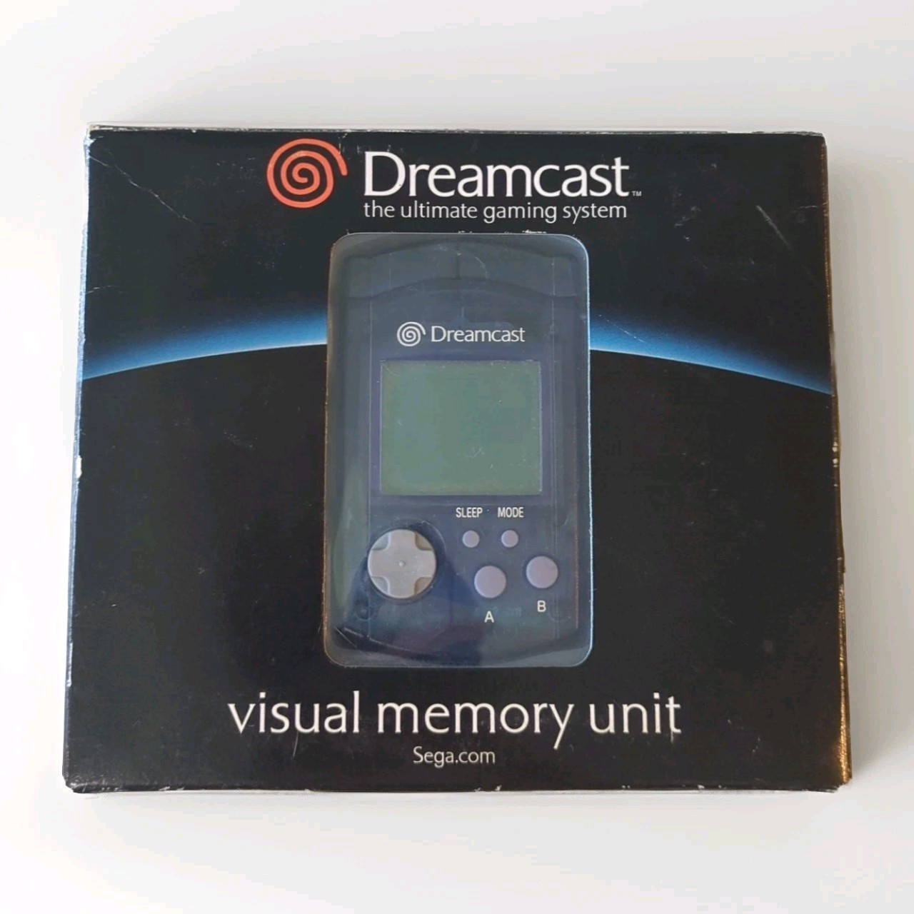 Sega Dreamcast Blue VMU Card (Visual Memory Unit) CIB Complete in Box Tested