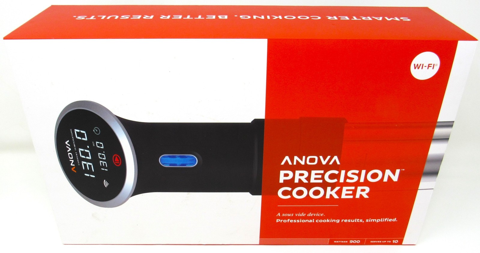Anova Precision Cooker 900 Watt Wi-Fi Black Silver Includes Original Box VGC FS