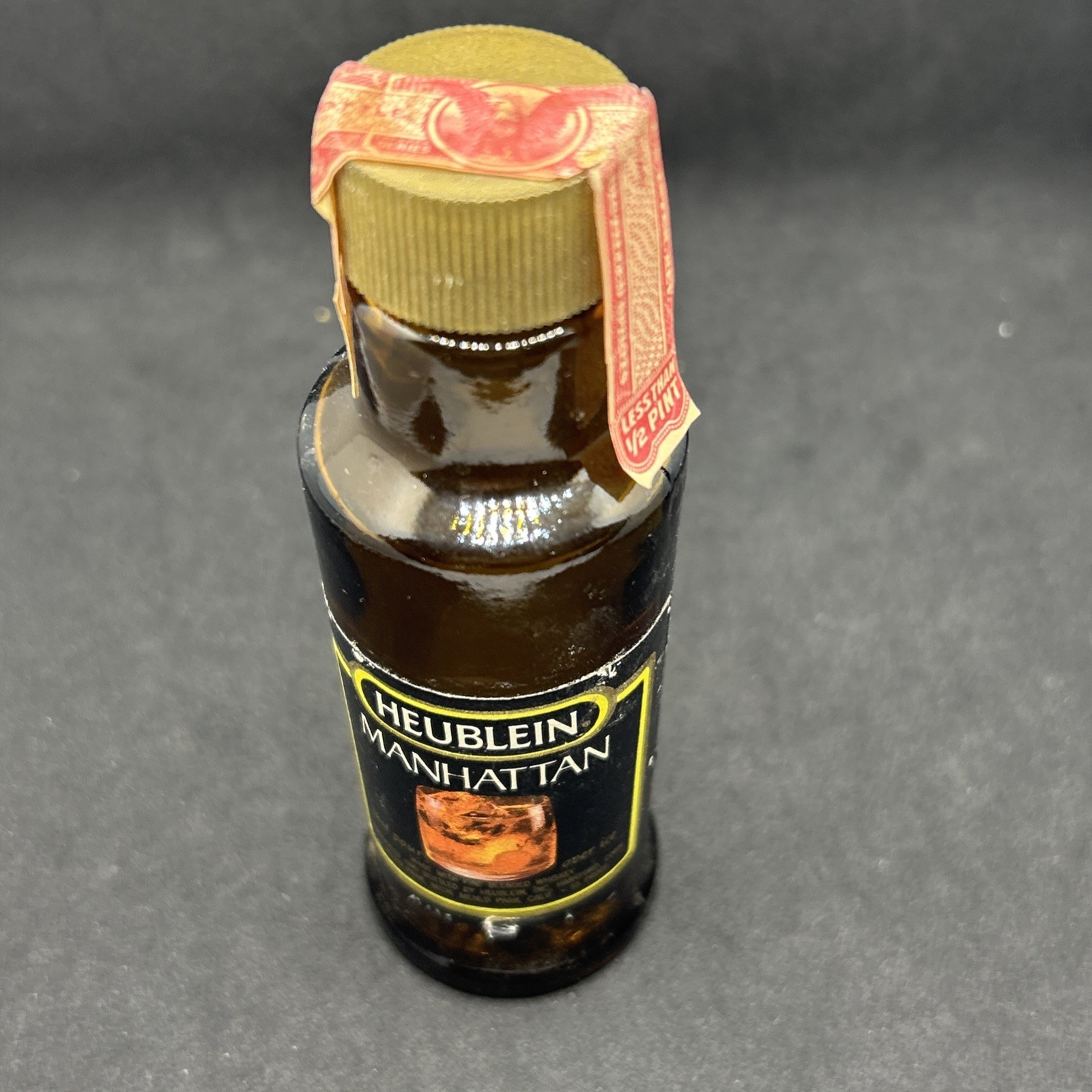 Vintage Heublein Manhattan 1/8 Pint Empty
