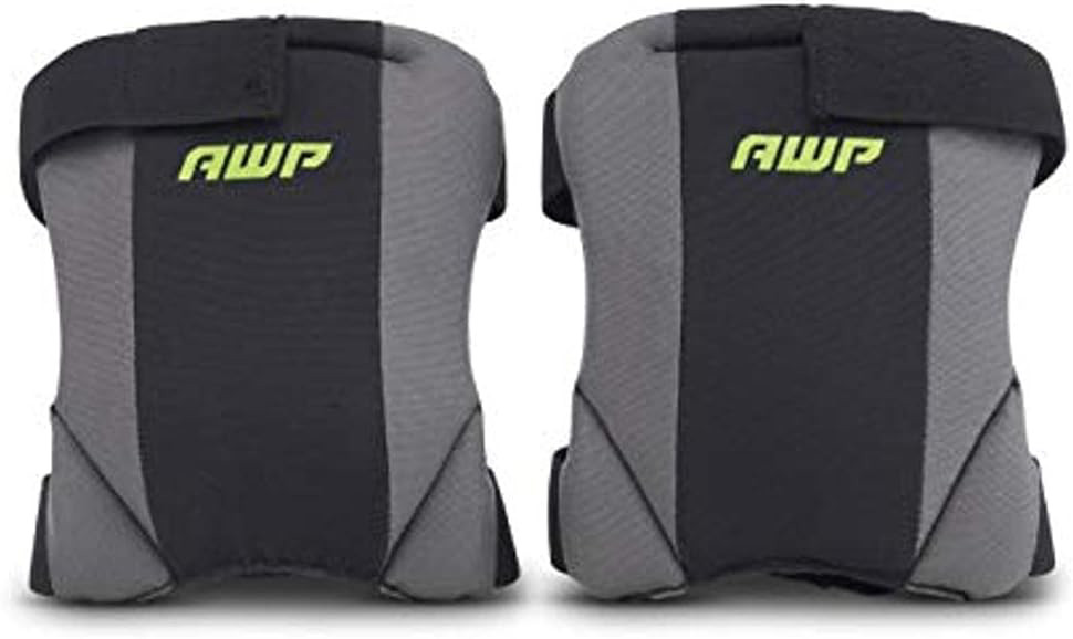 AWP Low-Profile Fabric Cap Work Knee Pads | Non-Marring Non-Scratching All-Day C