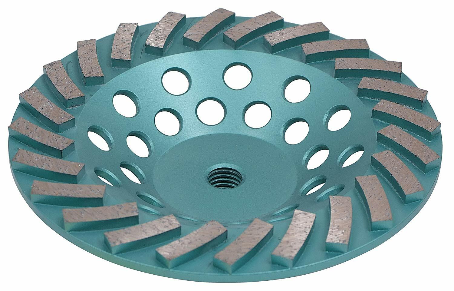 3 Pack  7 Inch Diamond Turbo Cup Wheel Grinding Concrete Masonry 24 Segments