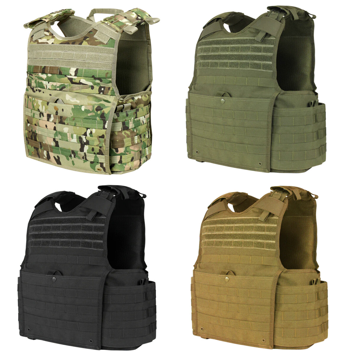 Condor 201147 Enforcer Tactical MOLLE PALS Modular Plate Carrier Hunting Vest