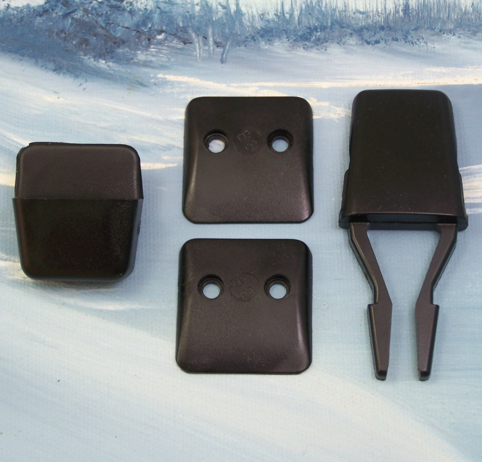 GI ALICE GEAR - POUCH CLOSURE - LATCH 4-PART SET ~ MIL SPEC ~ US Mfg
