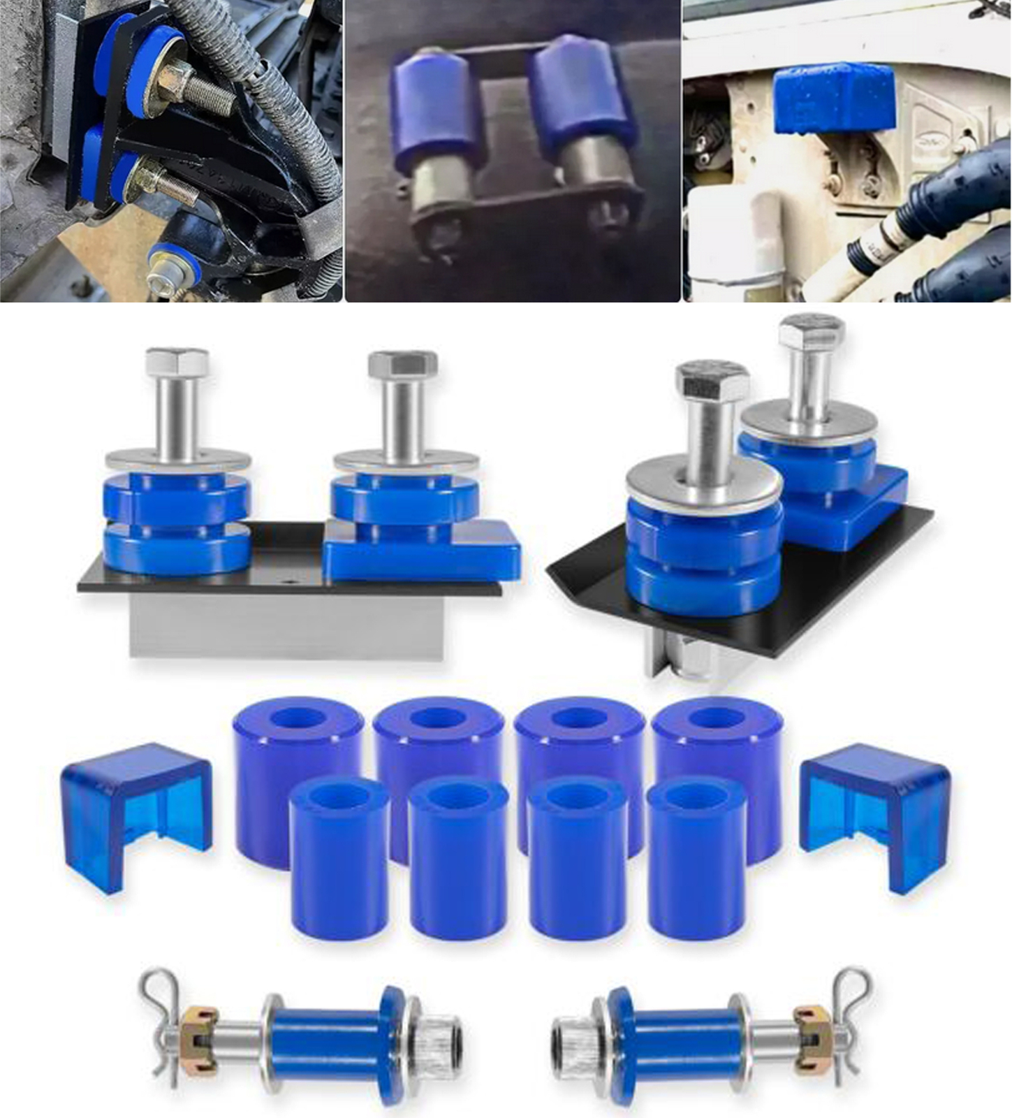 Hood Roller Bushings Engine Hood Pivot Bolts Bushings Kit for Peterbilt 379
