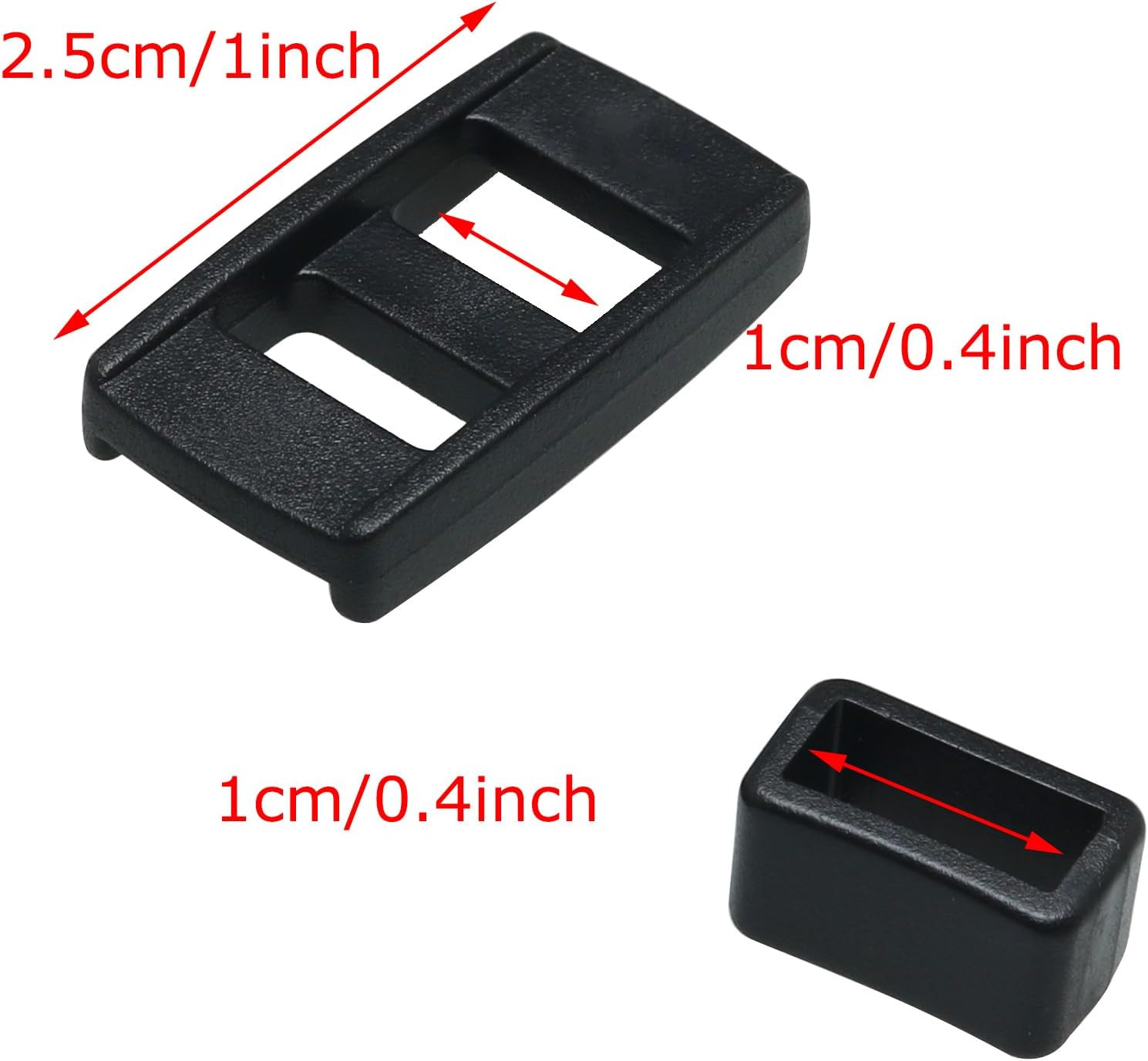 4Pcs Camera Strap Adjust Buckles Plastic Brackets for Camera Straps