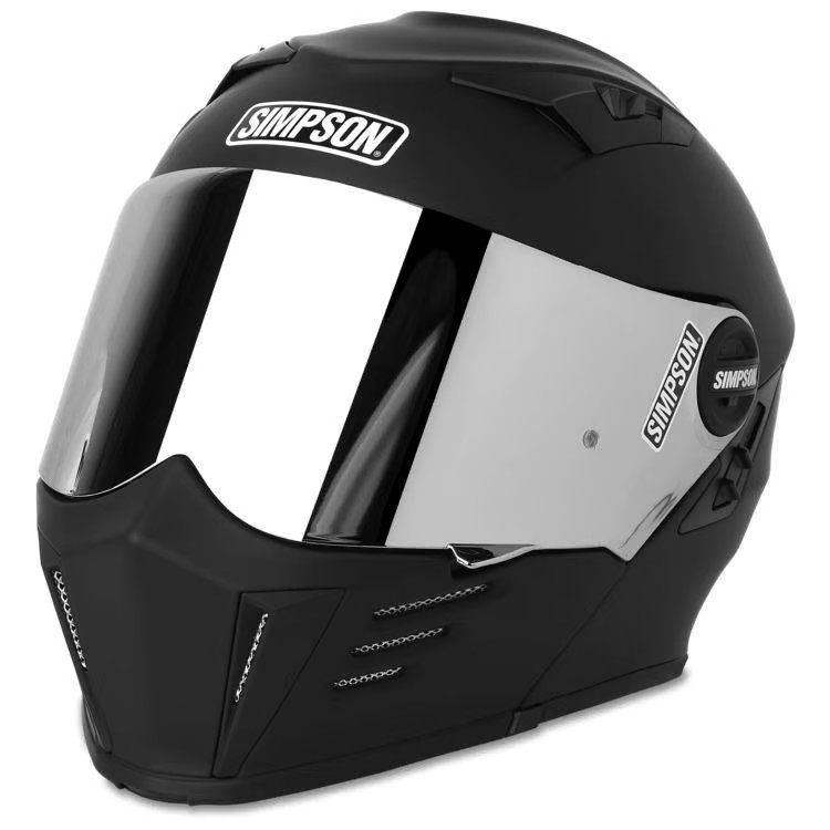 Simpson Motorcycle M59XX3 Mod Bandit Helmet Adult XXL Matte Black