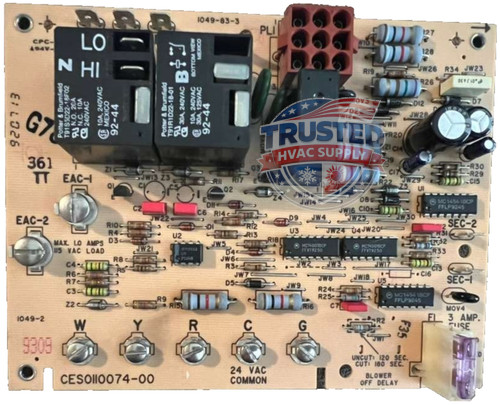 CES0110074-00 GUARANTEED WORKING TESTED GOOD Furnace Control Circuit Board