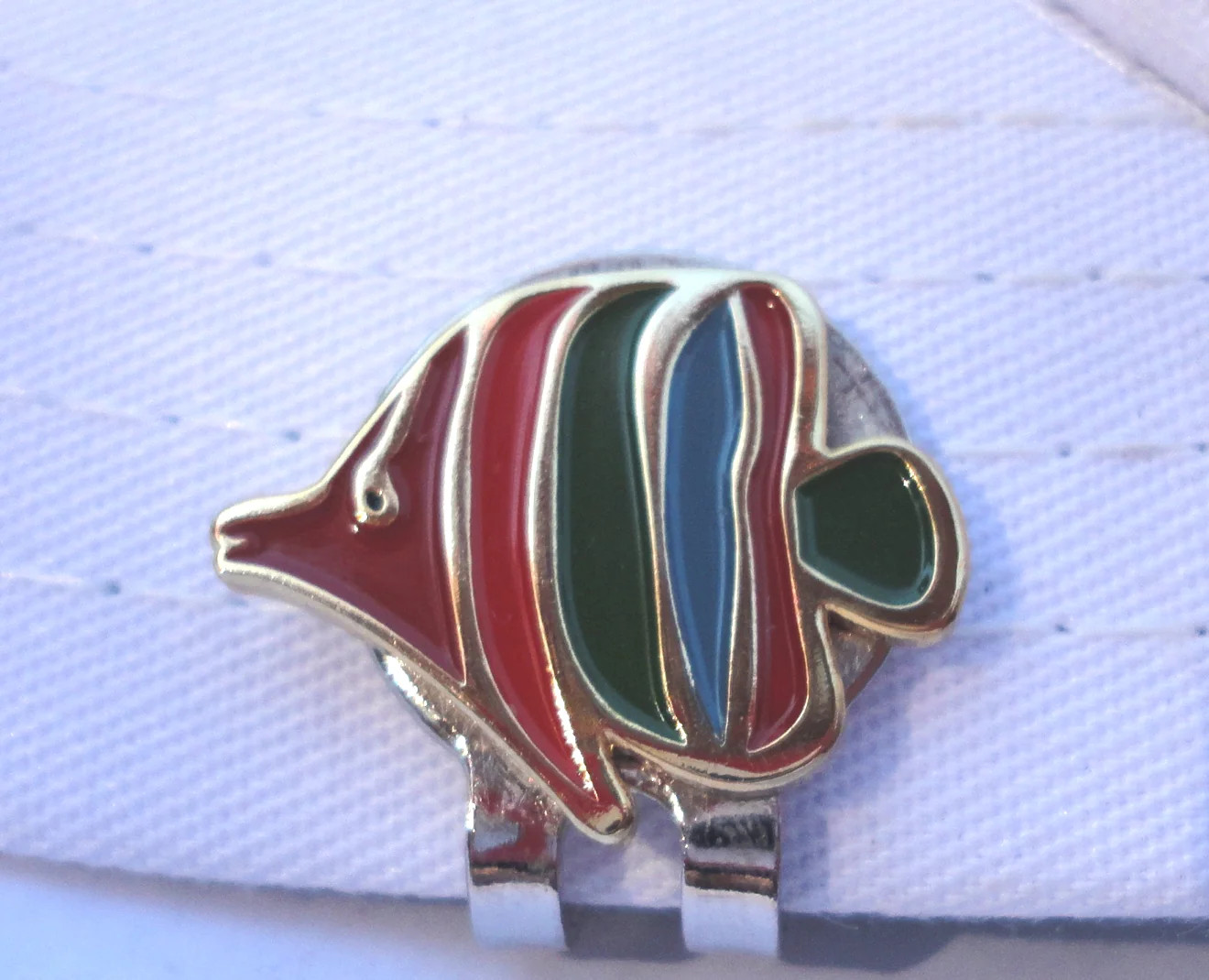 Gold Tropical Fish Ball Marker