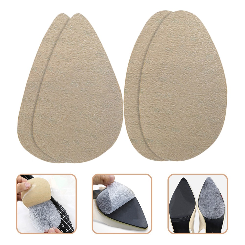 2 Pairs Non-slip Shoe Pads Adhesive Shoe Stickers high-heel protective pads